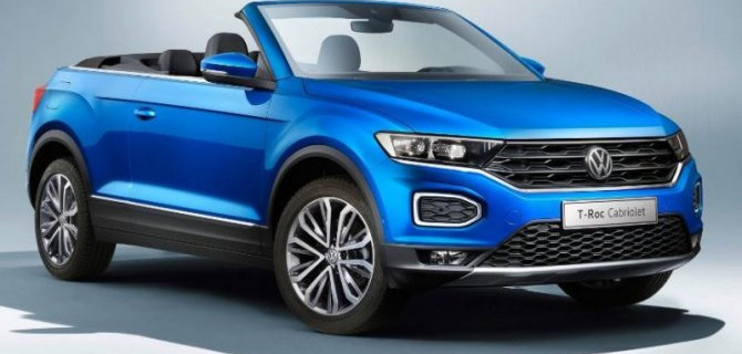 В продажу поступил кабриолет Volkswagen T-Roc