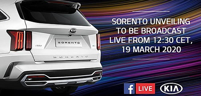 Facebook вместо Женевы: премьеру нового поколения Kia Sorento перенесли в онлайн 