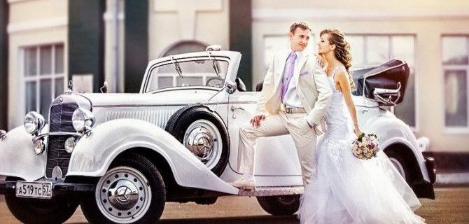 Аренда автомобиля с водителем на свадьбу