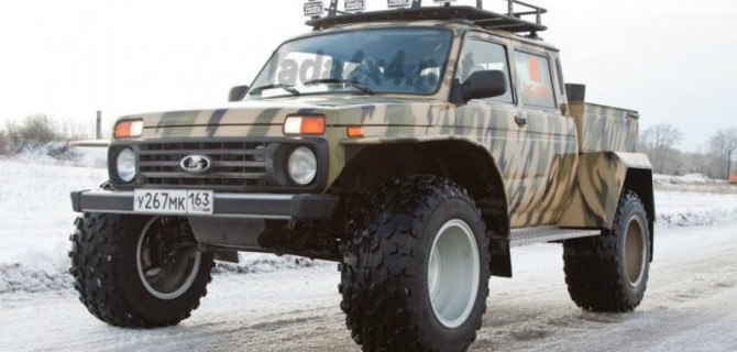 Lada 4×4 обзавелась модификацией особо высокой проходимости