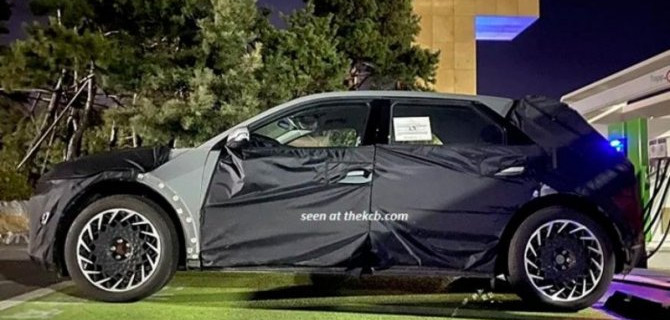 На дорогах замечен новый электромобиль от Hyundai