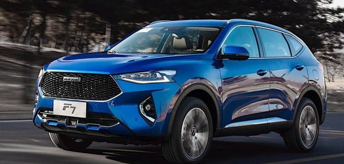 Китайский интеллектуальный кроссовер Haval F7