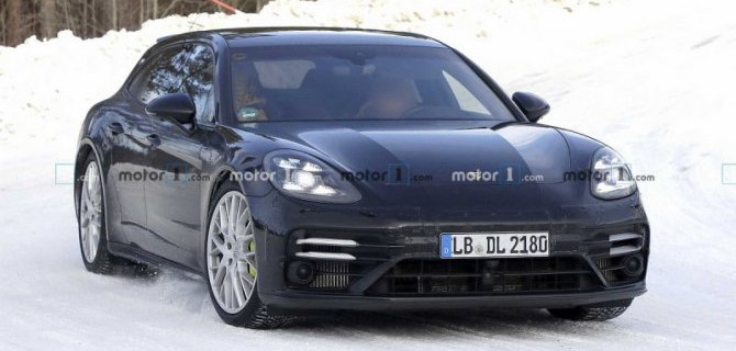 На дорогах замечен рестайлинговый Porsche Panamera ST
