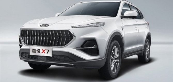 В Китае представлен новый кроссовер JAC X7