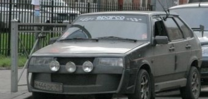 Гигантилизм переднего воздухозаборника, внешний тюнинг ВАЗ