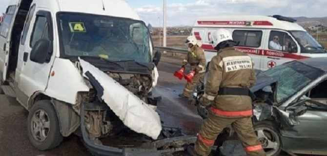 В ДТП в Улан-Удэ пострадали шестеро