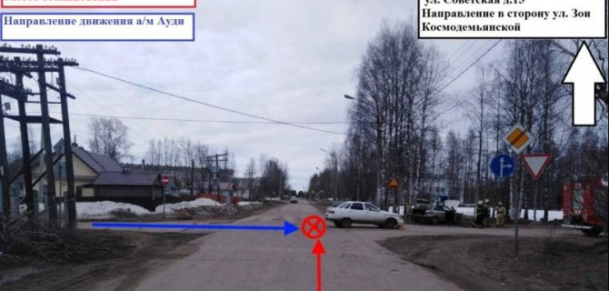 В ДТП в Сыктывкаре пострадала девушка