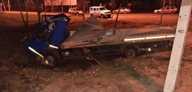В ДТП под Мичуринском погиб водитель МАЗа