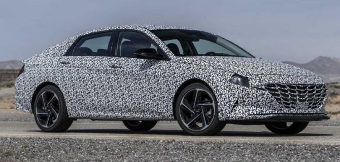 Начались испытания «заряженного» седана Hyundai Elantra N Line