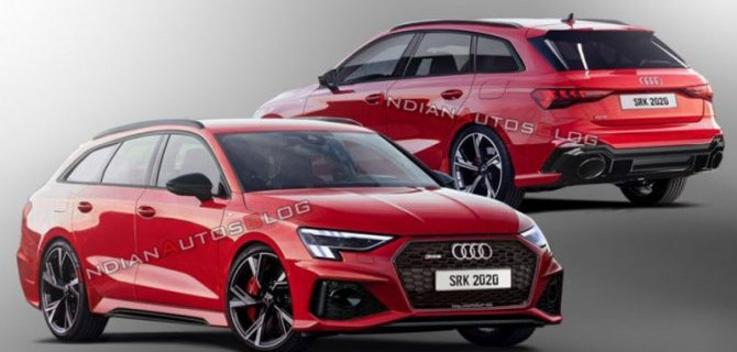 Показаны первые изображения нового Audi RS 3 Avant