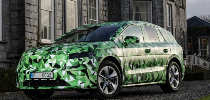 Skoda рассекретила свой первый электрокроссовер