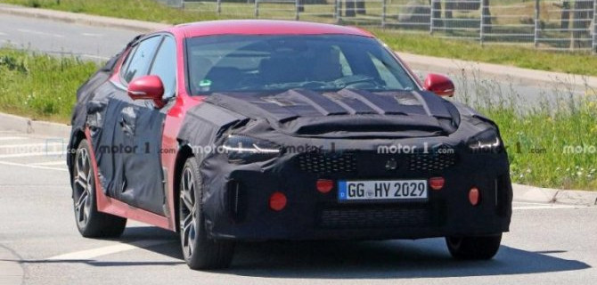 Началось тестирование обновлённого KIA Stinger GT