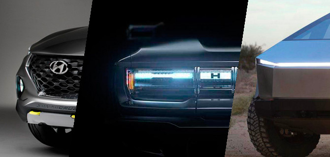 Топ-3 самых ожидаемых и необычных пикапов