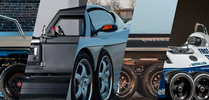 Топ-5 необычных шестиколёсных автомобилей - от внедорожного пикапа до болида