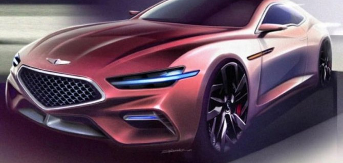 В интернете появились изображения купе Genesis GT70
