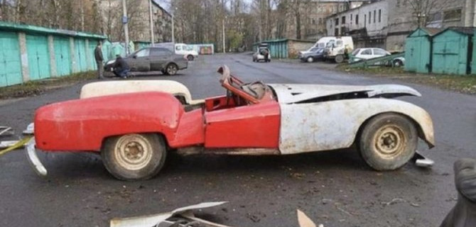 В Латвии восстановлен уникальный советский автомобиль