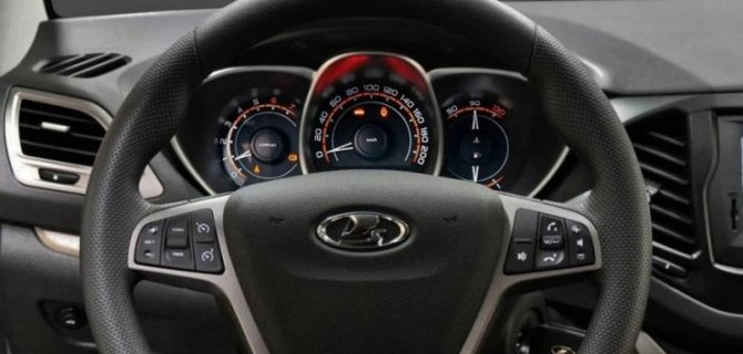 В интернете показали новую цифровую «приборку» для Lada Vesta