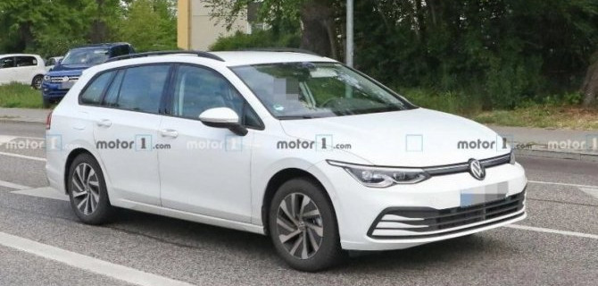 Начались испытания нового универсала Volkswagen Golf
