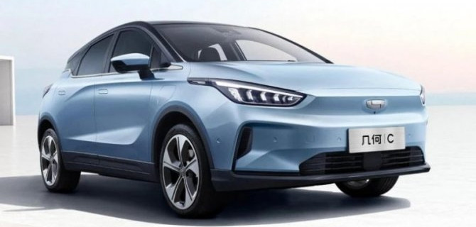 Рассекречен новый электромобиль от Geely