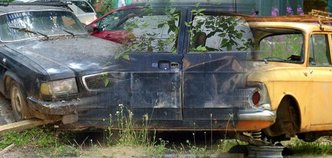 В новом КоАП появятся штрафы владельцам брошенных автомобилей