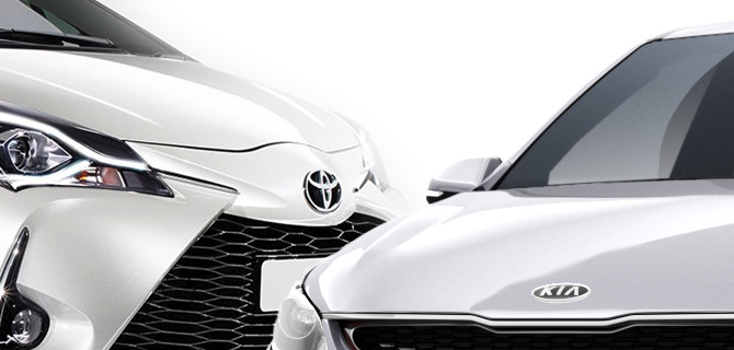 В этом году в России покупатели автомобилей больше всего потратили на KIA и Toyota