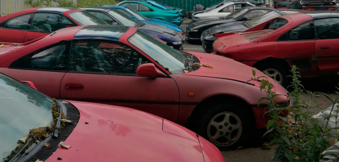 В Британии нашли кладбище старых Toyota MR2
