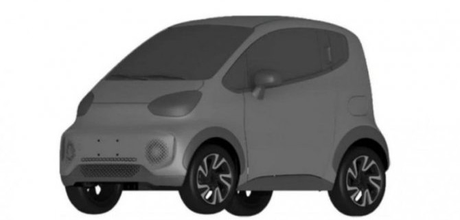 Фирма Zotye запатентовала новый электромобиль