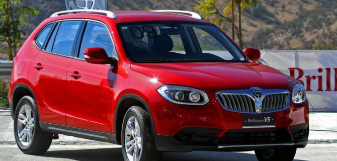 Прекращены продажи кроссоверов Brilliance V5