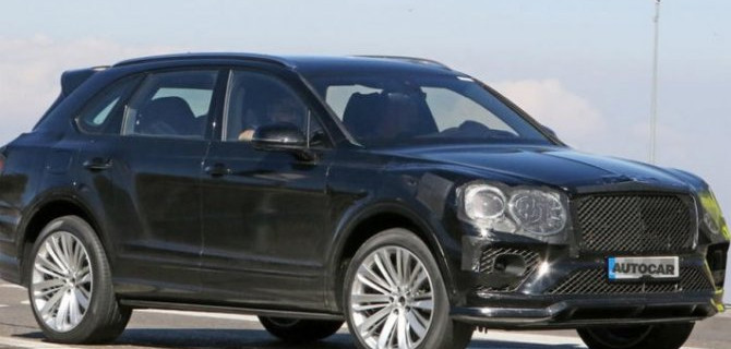 В интернет выложили фото обновлённого Bentley Bentayga