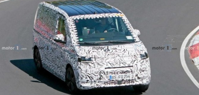 Начались испытания гибридного Volkswagen Transporter