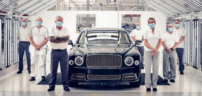 Bentley Mulsanne покидает конвейер