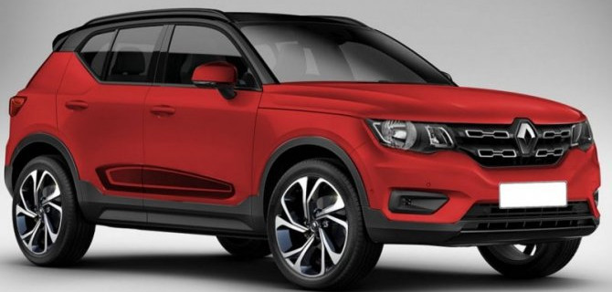 Рассекречен салон кроссовера Renault Kiger