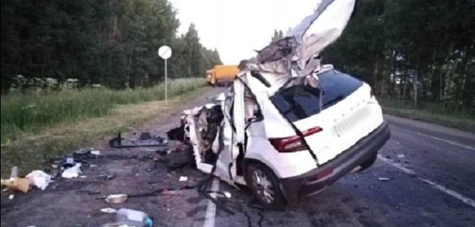 Водитель иномарки погиб в ДТП в Удмуртии