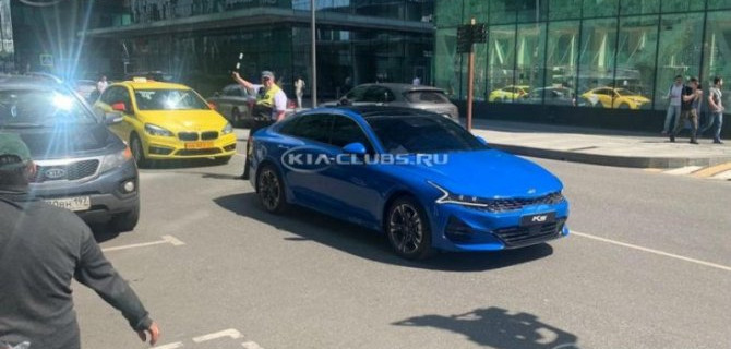 В Москве замечен седан KIA K5