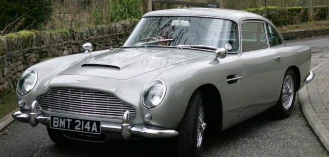 Новый Aston Martin DB5 получит муляж пулемёта и пуленепробиваемое лобовое стекло