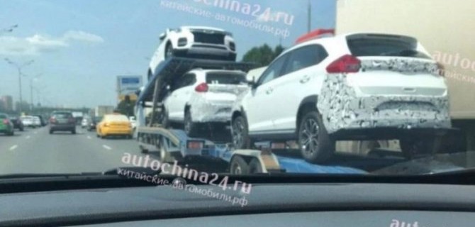 В Россию привезли новые Chery Tiggo 2