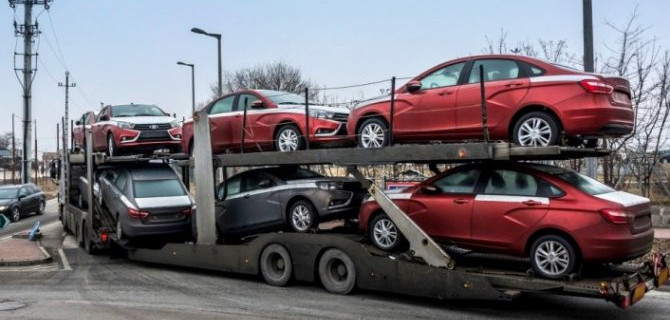 Существенно сократился экспорт автомобилей из России