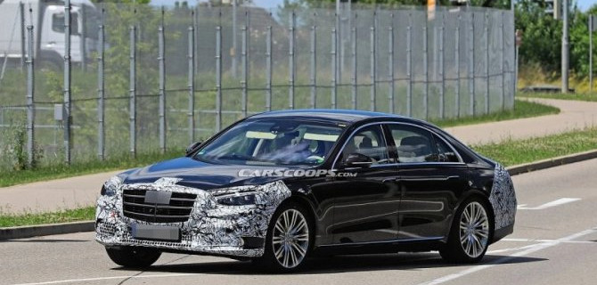 Новый Mercedes-Benz S-Кlassе почти лишился камуфляжа