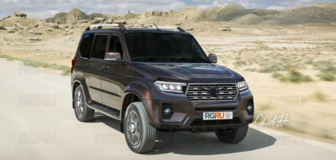 Запатентован передний бампер «Русского Прадо»