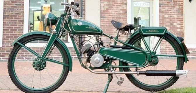 Найден и восстановлен редкий послевоенный мотоцикл