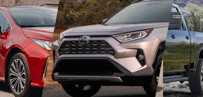 Мировой топ продаж автомобилей возглавили пикапы