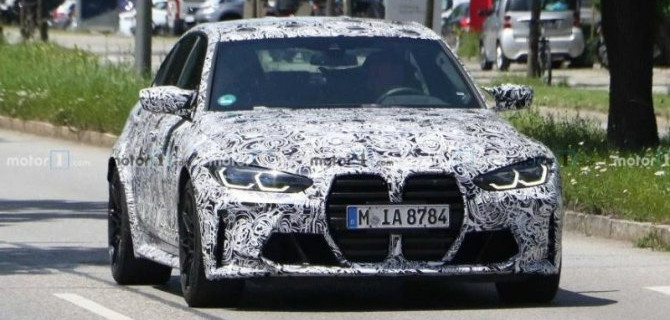На испытания выехал обновлённый BMW M3