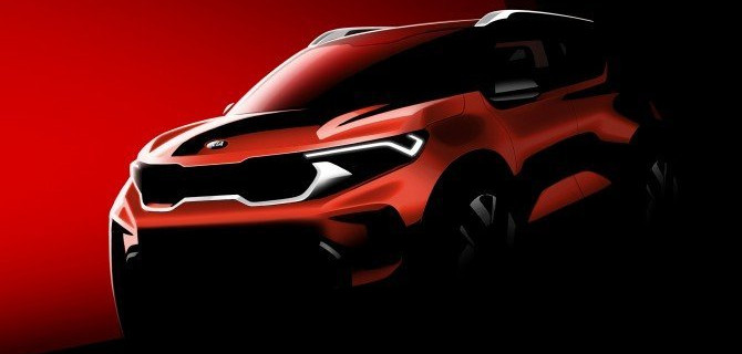 Опубликован первый официальный тизер кроссовера KIA Sonet