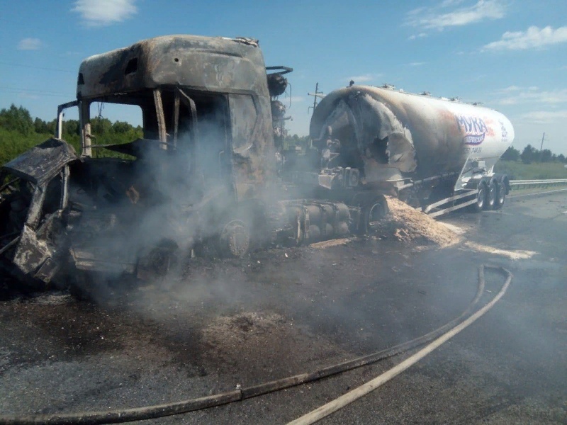 ДТП Курган сгоревшие авто