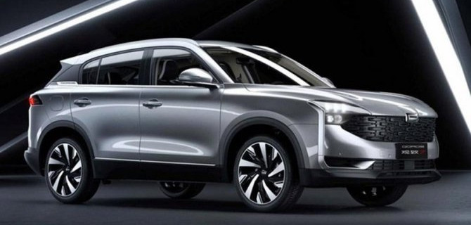 В Китае создан кроссовер с тачскрином рекордного размера