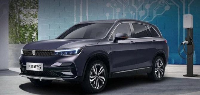 В Китае представлен совершенно новый электромобиль