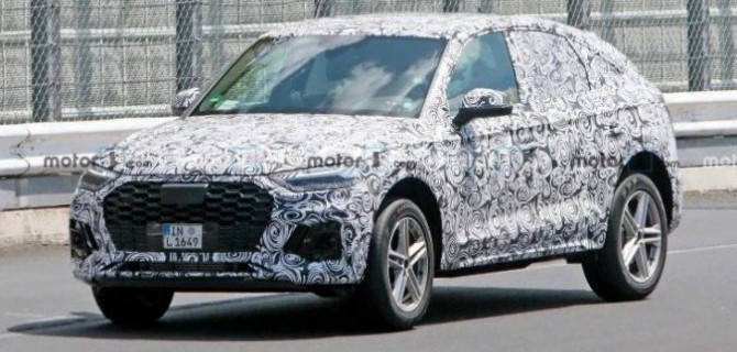 Начались испытания купеобразного Audi Q5 Sportback