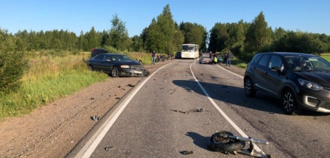Мотоциклист погиб в ДТП во Всеволожском районе Ленобласти