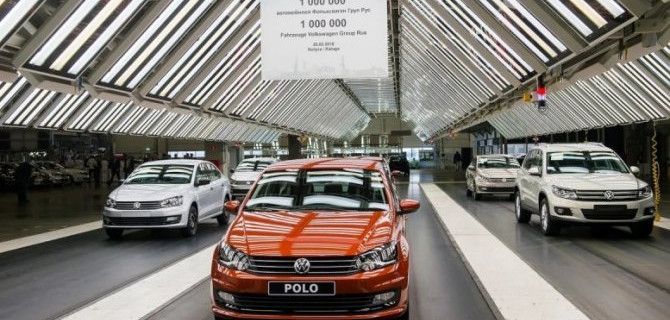 Калужский завод Volkswagen ушёл на летние каникулы