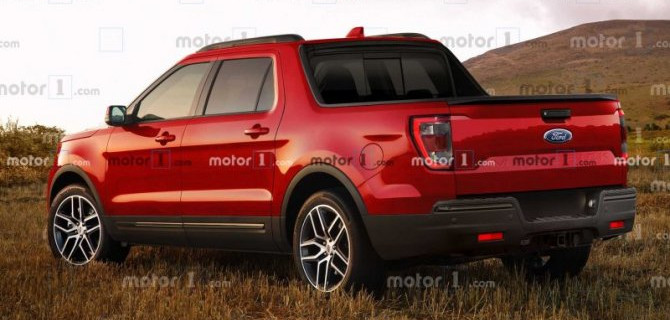 Появился рендер нового Ford Maverick